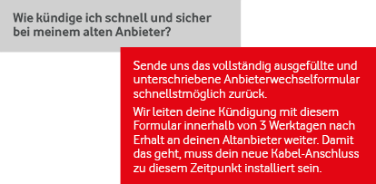 Rufnummernmitnahme - Vodafone Kabel Deutschland Kundenportal